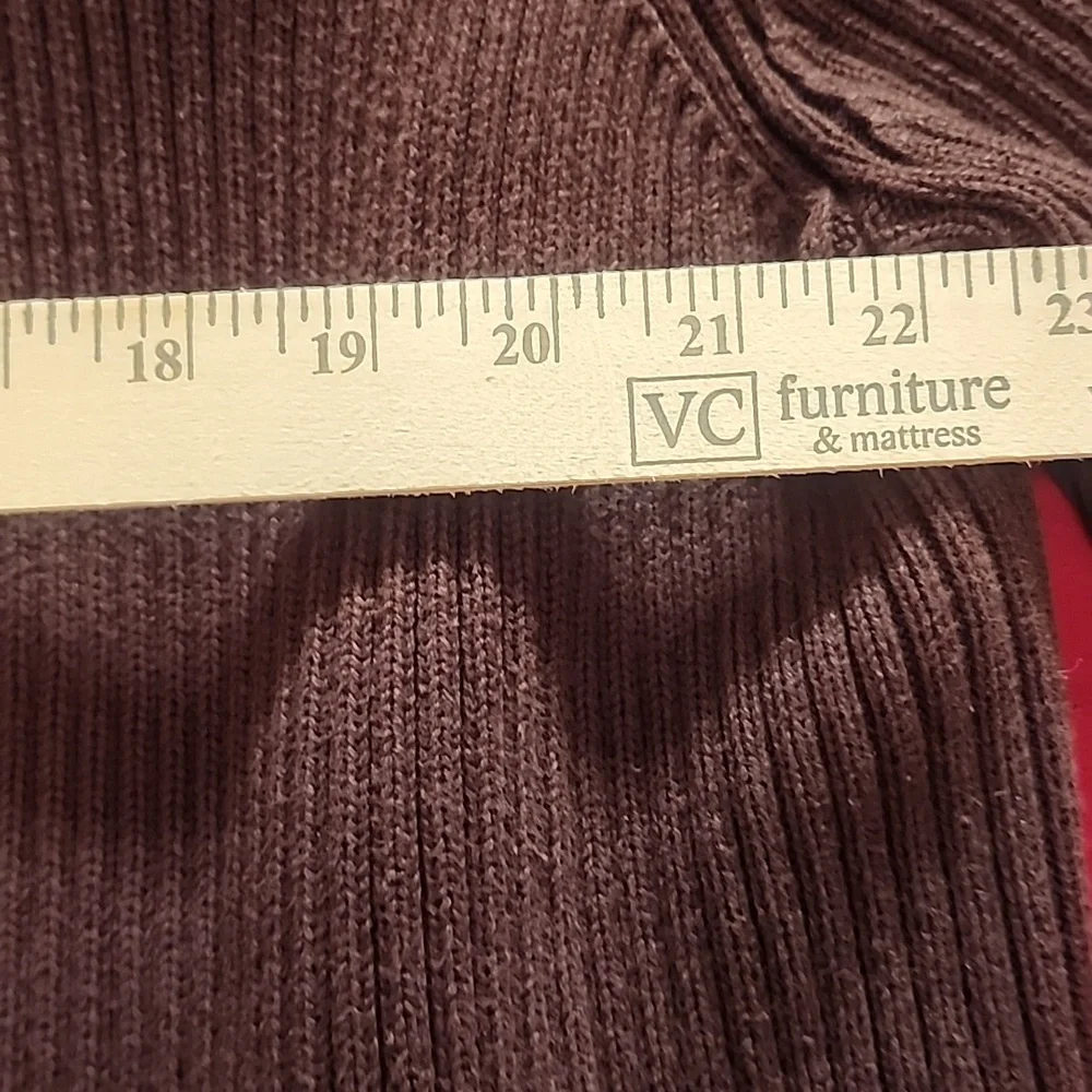 JONES NY SWEATER JACKET DEEP BROWN FULL ZIP - SUPER WARM 3X - Picture 12 of 12